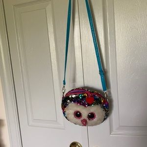 TY multicolor color changing sequin oxalis crop